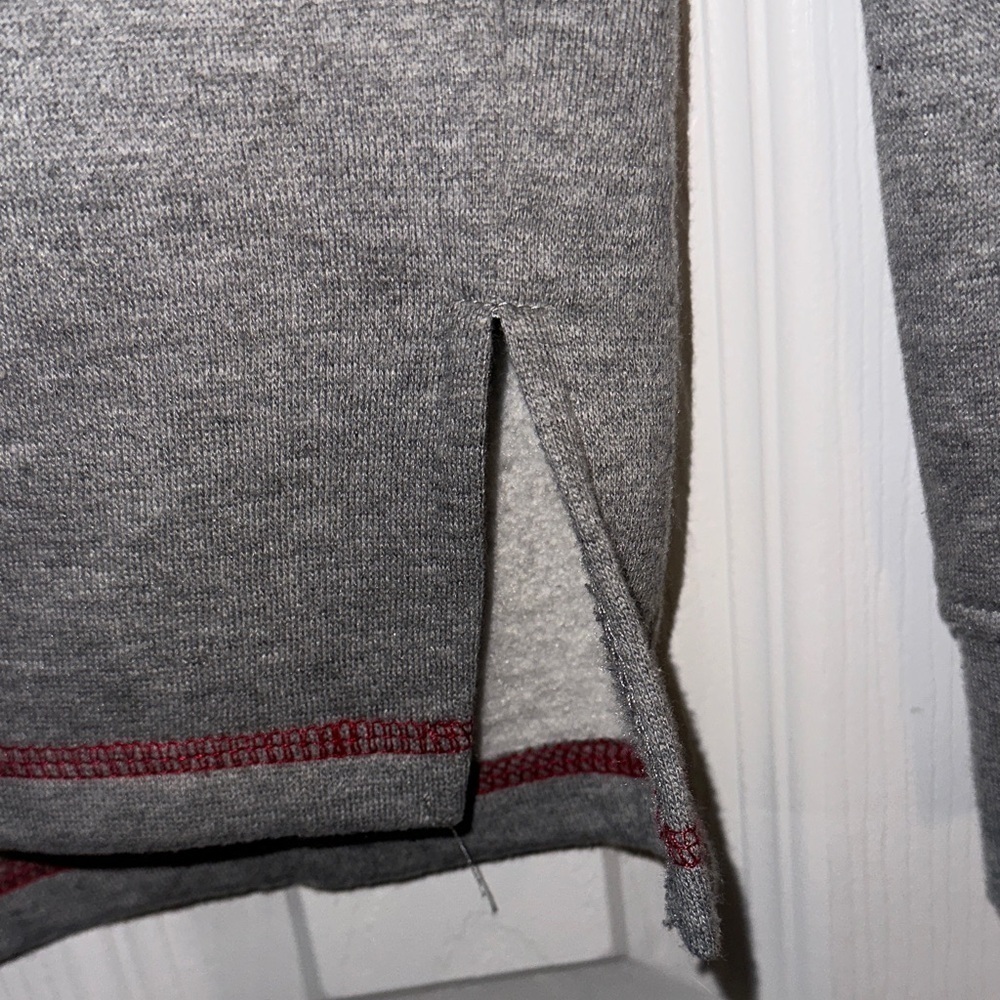 Colosseum Gray Sweatshirt with Red Logo - Picture 3 of 5